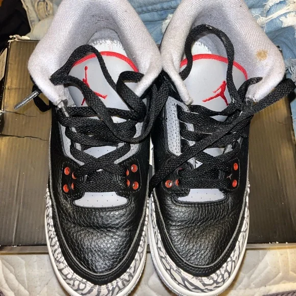 Nike Black and Gray Sneakers with Padded Collar and Air Unit